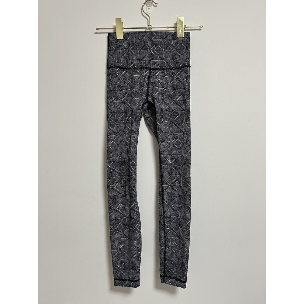 Lululemon Wunder Legging Hi Rise Luxtreme Formation Alpine Print‎ Women's 2